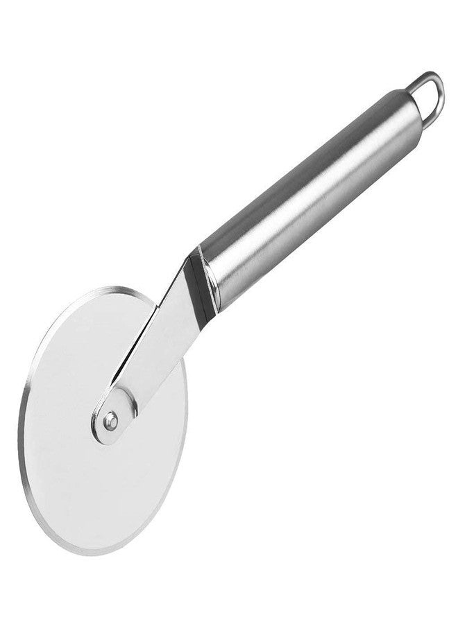 Nexellar Nexeller Stainless Steel Pizza Cutter- Multipurpose Pizza Cutting, Kitchen Cutter for Home-Kitchen, Sandwich & Pastry, Cake Cycle Cutter, Wheel Type Cutter, Restaurant roll Cutting Wheel (Pack of 1) - Image 1